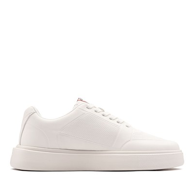 GUESS ERKEK AYAKKABI FMPPLEELE12-WHITE