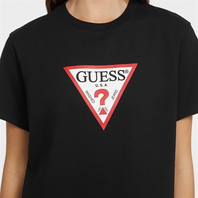 GUESS ICONIC KADIN T-SHIRT W4YI73K8HM0-JBLK