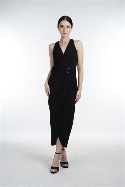 GUESS KADIN ELBİSE GDQP4901-BLK