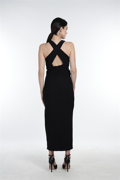 GUESS KADIN ELBİSE GDQP4901-BLK