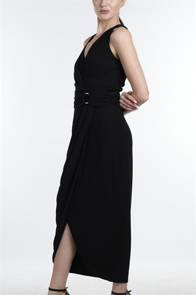 GUESS KADIN ELBİSE GDQP4901-BLK
