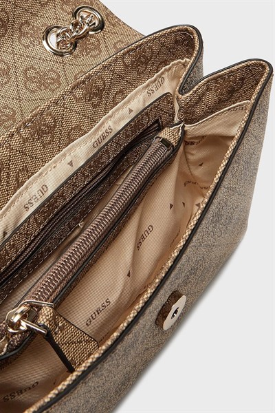 GUESS KADIN OMUZ ÇANTA ESG951020-LATTE