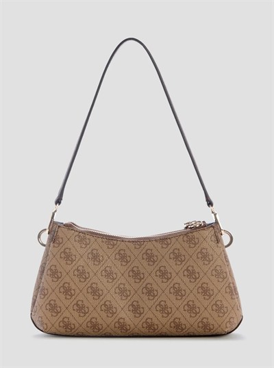 GUESS KADIN OMUZ ÇANTASI BG967273-LATTE-LOGO-BROWN
