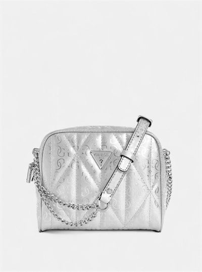 GUESS KADIN OMUZ ÇANTASI GY966314-SILVER