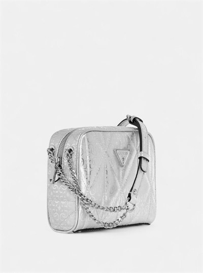 GUESS KADIN OMUZ ÇANTASI GY966314-SILVER