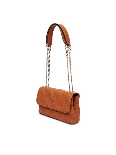 GUESS KADIN OMUZ ÇANTASI QL965821-CARAMEL