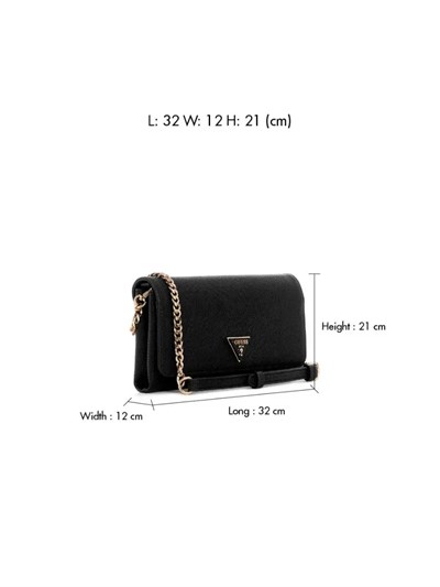 GUESS KADIN OMUZ ÇANTASI ZG967275-BLACK