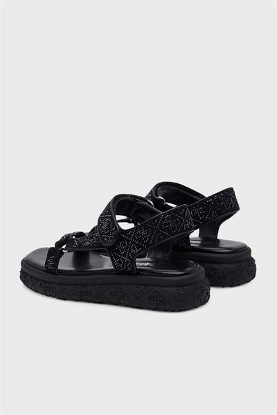 GUESS KADIN SANDALET FLJLODFAP03-BLACK