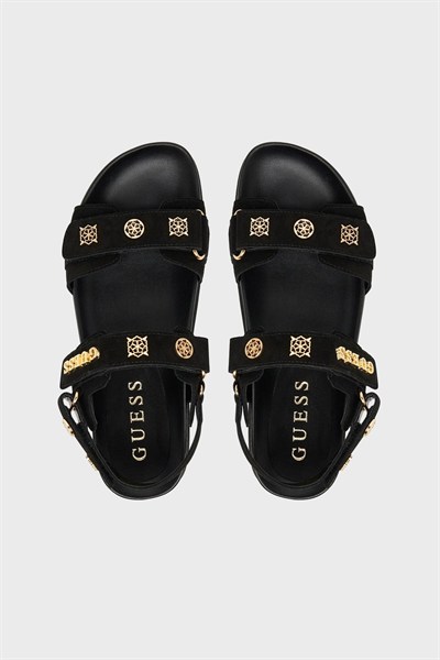 GUESS KADIN SANDALET FLPFLOESU03-BLACK