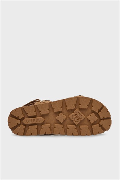 GUESS KADIN SANDALET FLPFLOESU03-BROWN