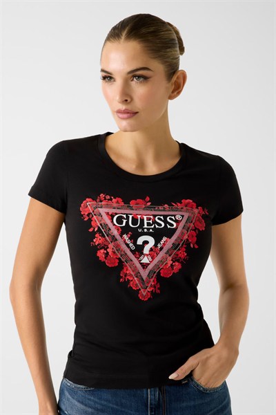 GUESS KADIN T-SHIRT W6RI23J1314-JBLK