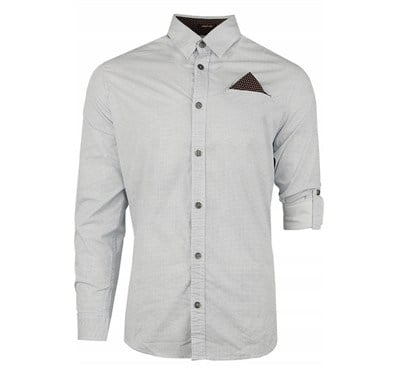JACK & JONES ERKEK GÖMLEK 12144086-WHITE
