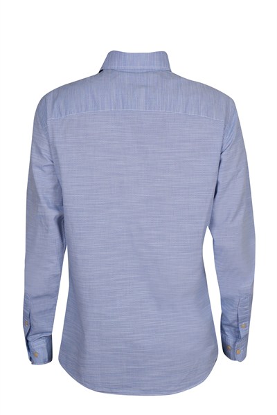 JACK & JONES ERKEK GÖMLEK 12149812-BONNIE-BLUE