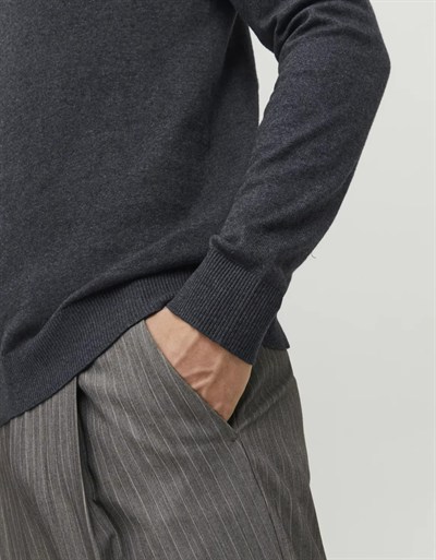 JACK & JONES ERKEK KAZAK 12157417-DARK-GREY