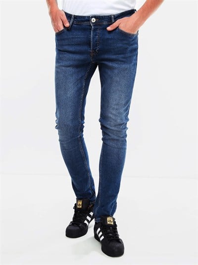 JACK & JONES ERKEK PANTOLON 12141628-BLUE