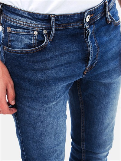 JACK & JONES ERKEK PANTOLON 12141628-BLUE