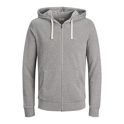 JACK & JONES ERKEK SWEATSHIRT 12136884-LIGHT-GREY