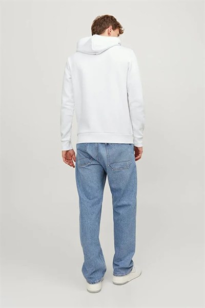 JACK JONES ERKEK SWEATSHIRT 12137054-WHITE