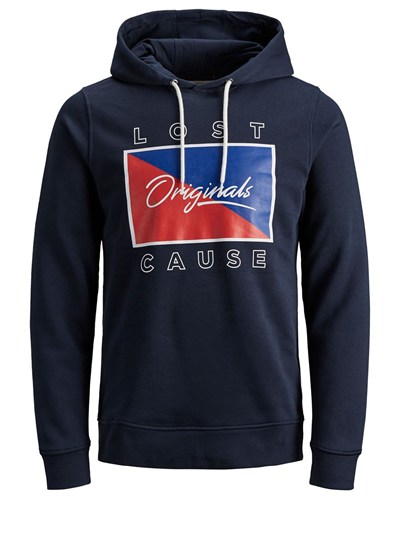 JACK JONES ERKEK SWEATSHIRT 12146000-ECLIPSE