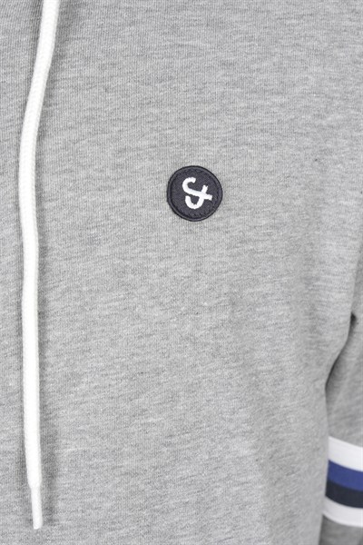 JACK & JONES ERKEK SWEATSHIRT 12153525-GREY