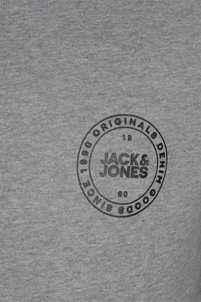 JACK & JONES ERKEK SWEATSHIRT 12155835-LIGHT-GREY