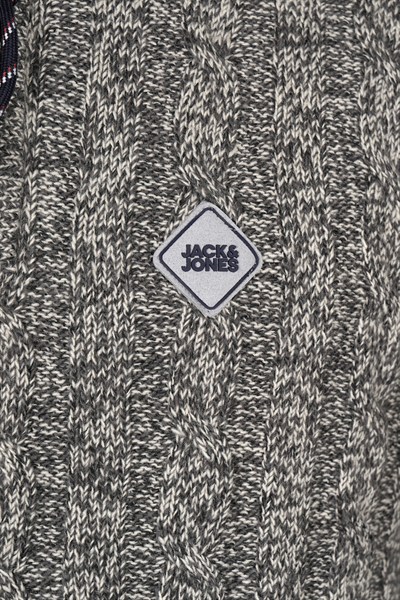 JACK & JONES ERKEK SWEATSHIRT 12158009-DARK-GREY