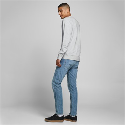 JACK & JONES ERKEK SWEATSHIRT 12164976-WHITE