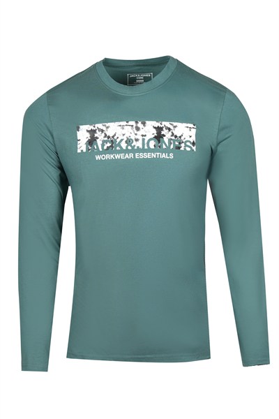 JACK & JONES ERKEK SWEATSHIRT 12171395-ATLANTIC