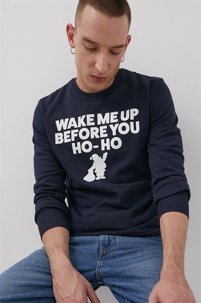 JACK JONES ERKEK SWEATSHIRT 12198356-NAVY
