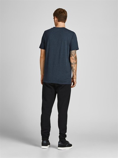 JACK JONES ERKEK T-SHIRT 12198770-NAVY