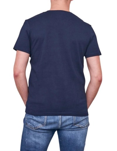 JACK JONES ERKEK T-SHIRT 12198774-NAVY