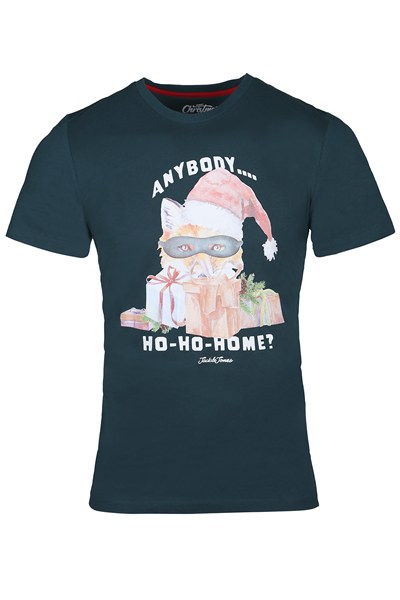 JACK JONES ERKEK T-SHIRT 12198774-PINE