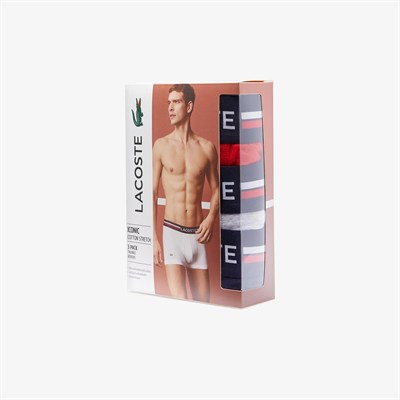 LACOSTE ERKEK 3 LÜ BOXER 5H3386-00-W34
