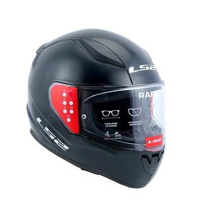LS2 RAPID II MOTOSİKLET KASKI FF353-SOLID-GLOSS-BLACK
