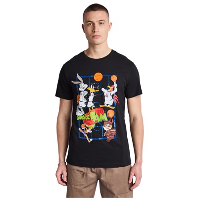 MERCHCODE SPACEJAM ERKEK T-SHIRT MC1130-BLACK