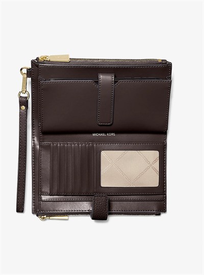 MICHAEL KORS KADIN CÜZDAN 32T7GAFW4L-CHOCOLATE