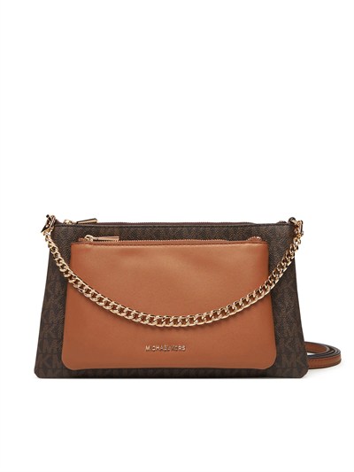 MICHAEL KORS KADIN OMUZ ÇANTASI 32F5GJ6C8B-BRN-ACORN