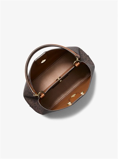 MICHAEL KORS KADIN OMUZ ÇANTASI 35S4G3FM5B-BROWN