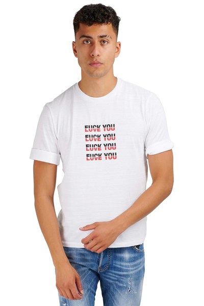 NEIL BARRETT ERKEK T-SHIRT PBJT812S-P530S-1141