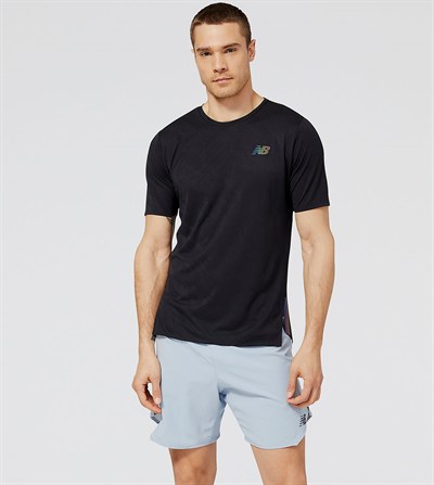 NEW BALANCE ERKEK T-SHIRT MT23281-BK