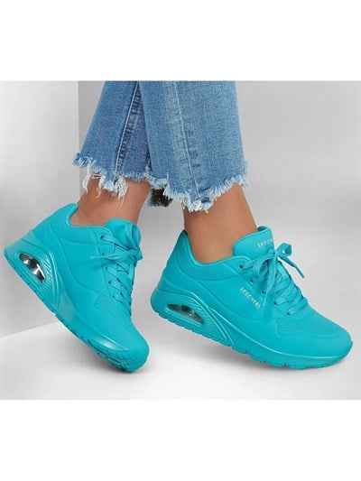 SKECHER UNO KADIN AYAKKABI 73690-TURQ