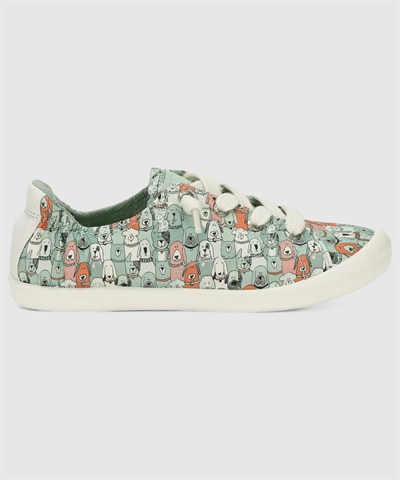 SKECHERS BEACH BINGO KADIN AYAKKABI 31965-GRMT