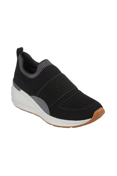 SKECHERS BILLION OVER KADIN AYAKKABI 155627-BLK