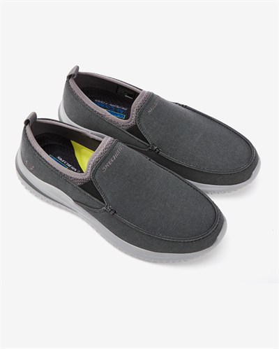 SKECHERS DELSON 3.0 ERKEK AYAKKABI 210236-BLK
