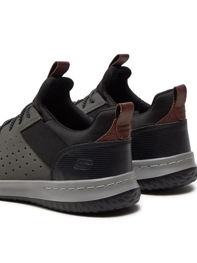SKECHERS DELSON CAMBEN ERKEK AYAKKABI 65474-BKGY