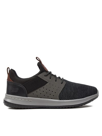 SKECHERS DELSON CAMBEN ERKEK AYAKKABI 65474-BKGY