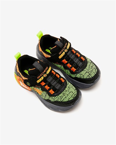 SKECHERS DINO LIGHTS ERKEK ÇOCUK AYAKKABI 400615L-BKOR
