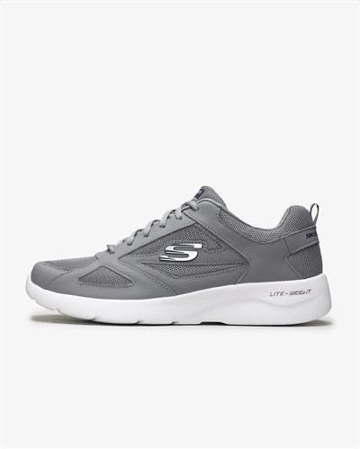 SKECHERS DYNAMIGHT 2.0-FALLFORD ERKEK AYAKKABI 58363-GRY