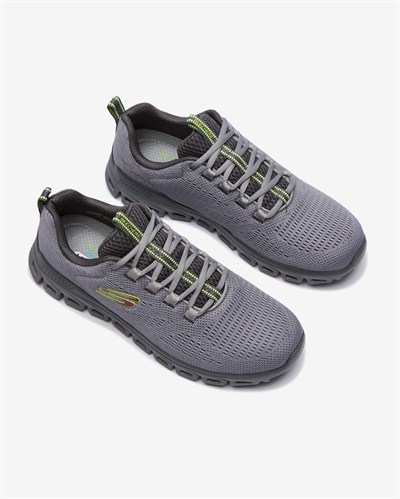 SKECHERS GLIDE STEP ERKEK AYAKKABI 232136-GRY
