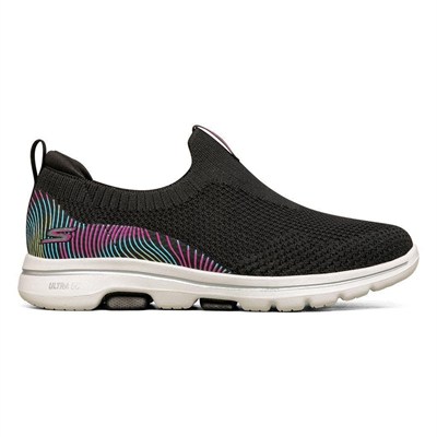 SKECHERS GO WALK 5 KADIN AYAKKABI 124240-BKMT